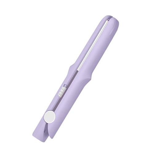 Plancha Alisadora de Pelo | Rizadora 2 en 1 de Calentamiento Rápido y Doble Propósito - Plancha Rizadora Inalámbrica de 20W - para Ondas de Noche, Viaje, Mujeres, Regalo