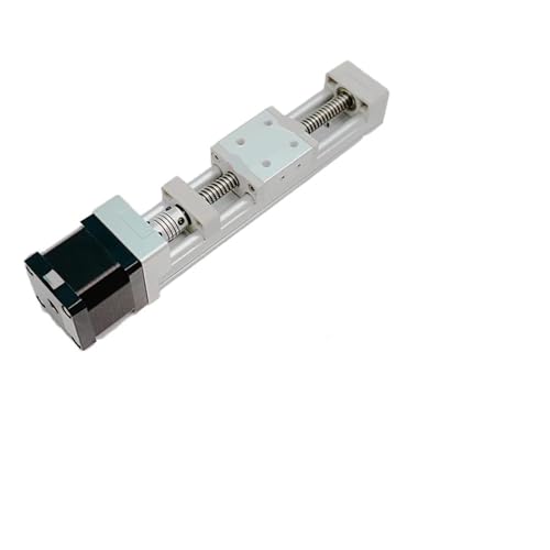 CIJIAOPOYU Mini Lineaire Bewegingsactuator Kogelomloopgeleider CNC Podium Schuiftafel FSK30J 50 ~ 500 mm (200 mm, Tr8-2 Nema 14)
