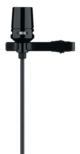 Shure CVL Centraverse Clip-On Lavalier Condenser Microphone-Black