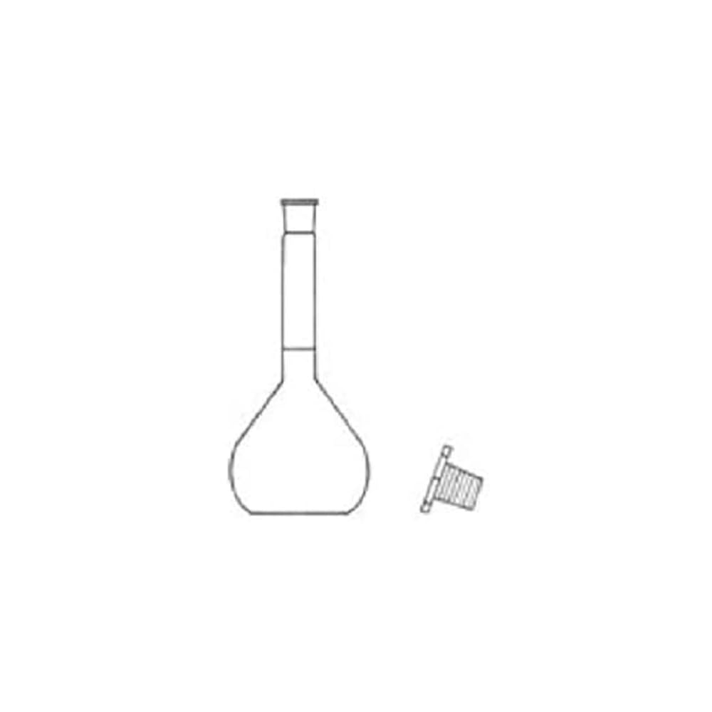 Neolab e 1569 matraccio, Duran di vetro, PE di tappo, NS 14/23, 100 ML VOLUME nominale (Confezione da 2 pezzi)