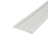 HENANCXF Battiscopa Autoadesivo 5m per Pareti, Modanatura Gomma Flessibile per Zoccolo, per Soggiorno Camera da Letto Cucina Bagno, Guarnizione Anti-umidità(Size:12cm,Color:Bianco Crema)