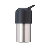 アトラス ペットボトルホルダー 水筒 保冷 ペットボトルクーラー 600ml 700ml 真空断熱 シルバー 大容量 ハンドル 取っ手付き ボトルインボトル ABIB-LSV