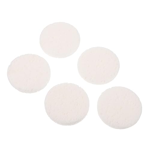 EXQUIMEUBLE 50pièces Éponges Nettoyantes Pour Visage Lot De Blanches Et Pratiques Pour Enlever Le Maquillage Et Purifier La Peau