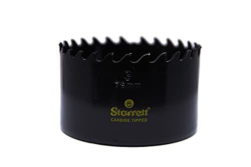 Starrett Tungsten Carbide Tipped Hole Saw, CT300 Deep Cut Holesaw Cutter