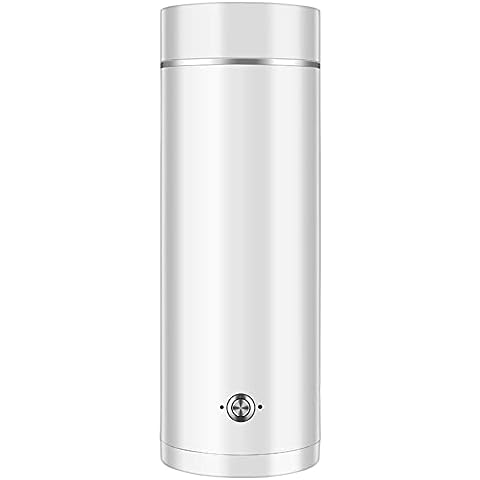 SLRMKK Portable Heating Kettle,Electric Hot Water Cup,with Kee - -Warm Function,400ml,Food Grade 304 Stainless Steel,Suitable for Outdoor Camping(2 Pieces) Cover