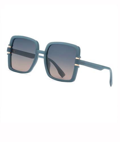 Polarized Sunglasses Women Ladies Oversized Square Sun Glasses Cute Large Shades Sunnies SY6096