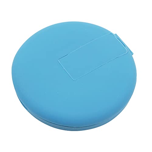 VOANZO Reusable Cotton Swabs Washable Portable Silicone Swab with Mirror for Makeup Ear Cleaning Beauty(Blue ) - Image 3