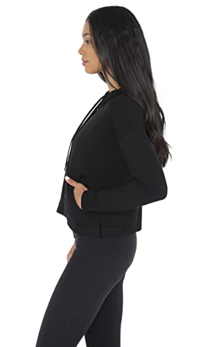 90 Degree By Reflex Womens Full-Zip Fleece Lined Hoodie Sweatshirt Jacket3