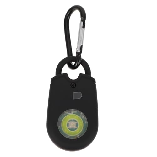 Veemoon Personal Emergency Alarm Siren and Led Light for Women, Safety Security Alarm for Night Running and Student Protection, Black
