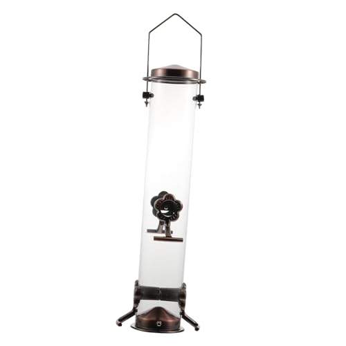 Milisten Comedero para Pájaros Juguete para Pájaros Comedero Automático para Pájaros Comedero para Colibríes Pinzones Jaula Comedero para Ardillas Comedero para Pájaros Comedero