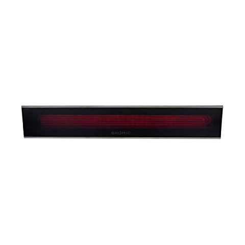Platinum Smart-Heat - 50 Inch 3400W Electric Outdoor Patio Heater-240 Voltage-Black Finish Cover