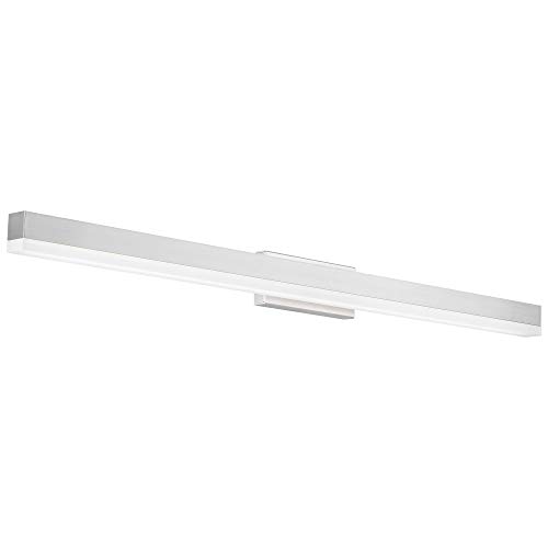Image of WAC Lighting dweLED, Styx 37in LED Bathroom Vanity or Wall Light 3-CCT 2700K-3000K-3500K Set to 3000K in Brushed Aluminum