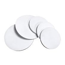 PTFE Plastic Solid Discs Flat Round Pad Sealed Cushioning Diameter 5mm-150mm 10,45mm x 4mm