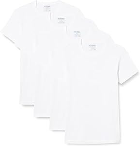 Lot de 4 débardeurs homme coton bio blancs sans couture Athena