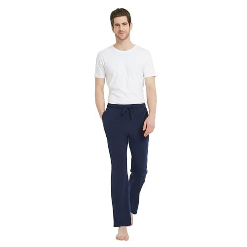 Image of U2SKIIN Mens 100% Cotton Pajama Pants, Lightweight Soft Lounge Pant with Pockets Sleep Pj Bottoms for Men