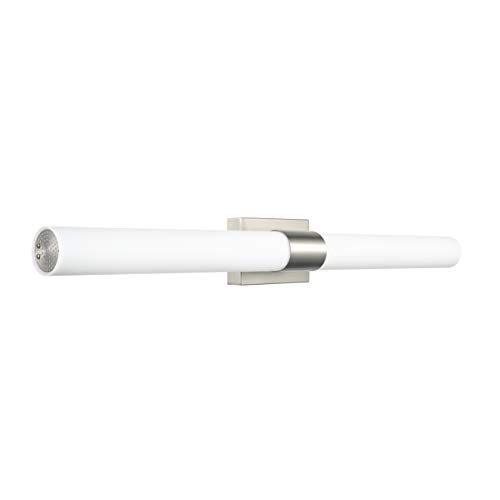 Perpetua 42 inch Integrated LED Bathroom Vanity Light | Brushed Nickel Bathroom Lighting
