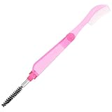 POPETPOP Faltbarer Wimpernkamm und Augenbrauenbürste 2 in 1 Spiralförmiger Applikator Kompakt und Transportabel für Präzises Wimpern und Augenbrauenstyling