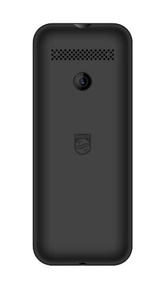 Image of PHILIPS All-New E2102 Sleek & Stylish |Keypad Mobile with 1.77 inch Screen|1000 MAH Battery | 2030mm Speaker| Wireless FM | Bright Torch| Digital Camera|Black