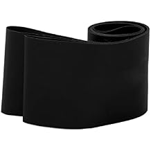 BORDSTRACT Bicycle Rim Strips, Stretchy 80mm x 26in PVC Bike Tire Liner Tape, Anti Puncture Inner Tube Cushion for Mountain Bike 26 Inch TiresBlack