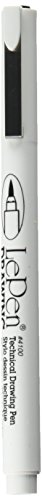 Le Pen Technical Drawing Pen Carded-Brush Tip Black