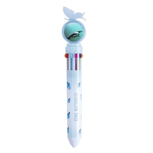 Stylo à bille rétractable multicolore pingouin antarctique pour fournitures scolaires