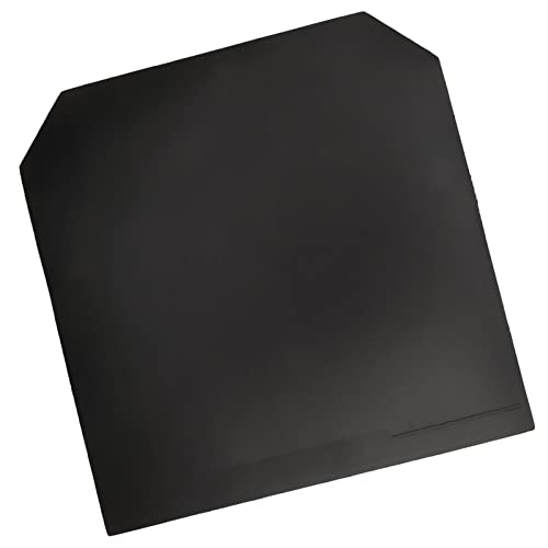 Airshi Ping Pong Paddle Rubber, Fine Workmanship Stable Control Soft Racket Rubber Replacement 2.1mm Thickness for Competition Training (Black)