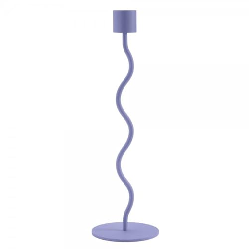 Cooee Design Curved Candleholder 26cm Mauve