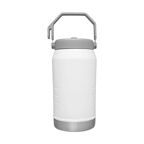 Image of Stanley IceFlow Flip Straw Jug with Handle 64 oz| Twist On Lid and Flip Up Straw | Leak Resistant for Travel and Sports | Insulated Stainless Steel | BPA-Free |Polar