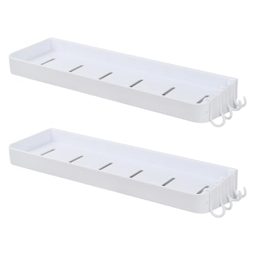 Culinavog Estante Ducha, Estanteria Baño, Balda Ducha Blanca, Cesta de ducha colgante, Estanteria Ducha sin Taladro, Estanteria Organizador Baño Duschablage für Bad und Küche