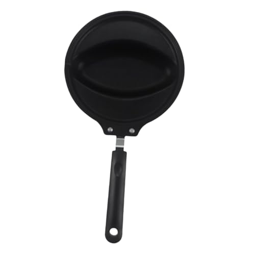 COLLBATH Non Stick Omelette Pan with Egg Mold Omelet Rice Pan for for Home Use Black
