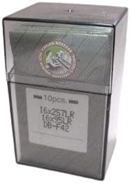 100 Organ 16X257LR DBXF2 16X95LR Leather Point Sewing Machine Needles (Size 18 (Metric 110))