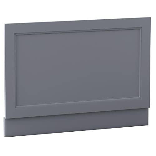 Aquariss 800mm Traditional Bath End Panel Matte Grey MDF Adjustable Height