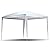 MGHH Party Tent 10 feet x 10 feet Gazebo Canopy Outdoor Tent for Parties Waterproof UV Protection Pavilion for Wedding, Camping, Events Shelter (White)