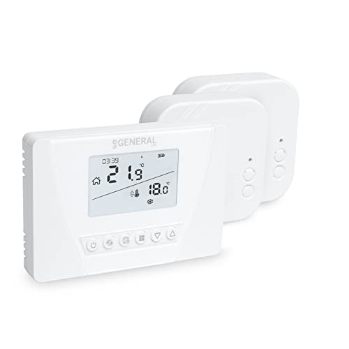 Programmierbares Funk-Thermostat Raumregler Set Mi-300S RF mit 2 Empfängern