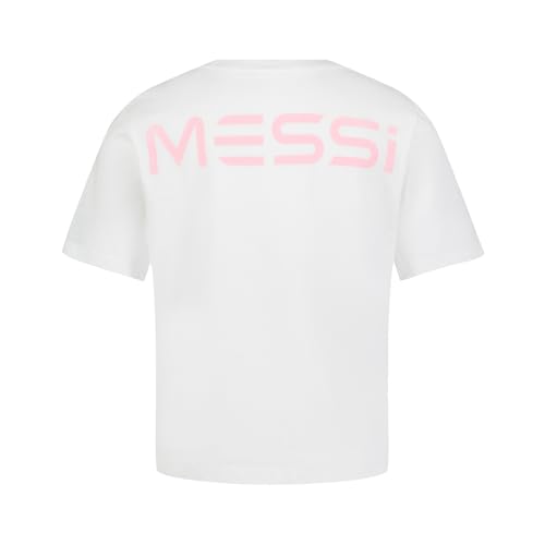 Image of Messi Girls' Lifestyle Short Sleeve T-Shirt, Slim-fit Graphic Tee