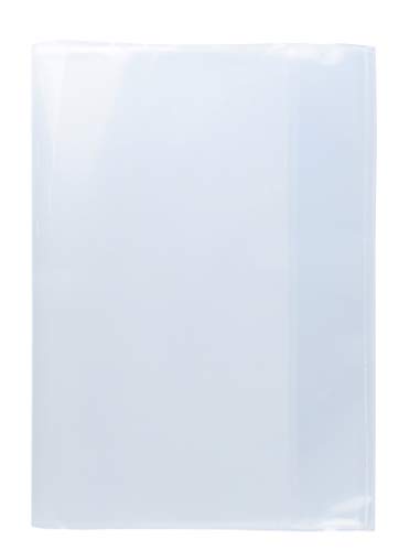 HERMA 19601 Heftumschläge A4 Transparent Klarsicht, 10 Stück, Hefthüllen aus strapazierfähiger, abwischbarer & extra dicker Polypropylen-Folie, durchsichtige Heftschoner Set für Schulhefte, farblos