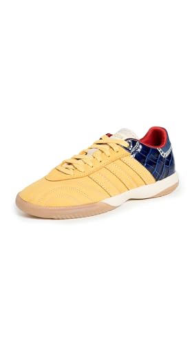 Image of adidas x Wales Bonner Samba Suede Unisex Sneakers, St Fade Gold /Collegiate Navy, 11 US Women /10 US Men