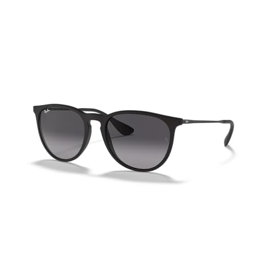 Ray-Ban 0rb4171 Lunettes de Soleil, Matte Black Rubber Dark Ruthenium/Grey, 54 Homme