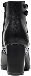 Clarks Women's Bayla Light Fashion Boot, Black Leather, 6 | Image 5