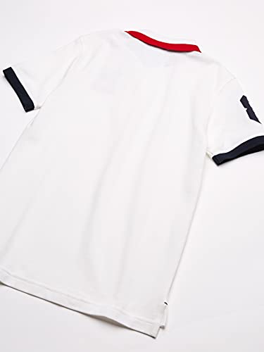 Tommy Hilfiger Boys' Short Sleeve Matt Ivy Polo Collared Shirt, 100% Cotton, Embroidered Logo