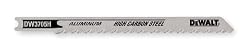 DEWALT DW3710-5 4-Inch 10 TPI Fine Finish Wood Cut Cobalt Alloy Steel U-Shank Jig Saw Blade (5-Pack)