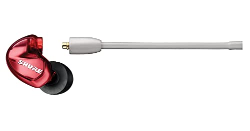 Shure Se535Ltd Professional Wired Sound Isolating Earbuds, High Definition Sound + Natural Bass, Three Drivers, Secure In-Ear Fit, Detachable Cable, Durable Quality - Red #TOP3
