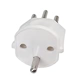 Tragbarer Schweiz Steckerkonverter für Deutschland Frankreich Stromadapter, zweifarbiger, kompakter Sicherheitsschutz Adapter von Frankreich nach Schweiz