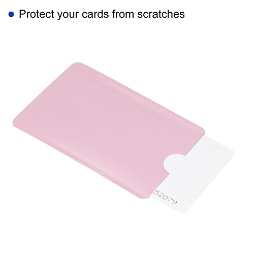 PATIKIL RFID Blocking Credit Card Sleeves, 15 Pack Contactless Protector Holder for NFC Purse,Pink3