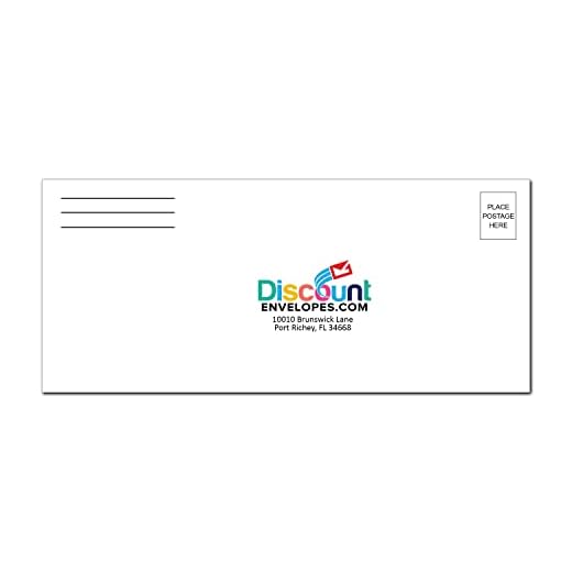500 - #9 Remittance Envelope, Custom Printed, Gum Seal