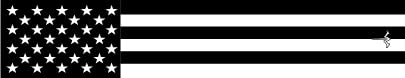White Water Archery Black and White Block Style American Flag Arrow Wraps 15 Pc Pack Choose Length Width Laminated or Non-Laminated (Laminated, 7” Length- 1” Width)
