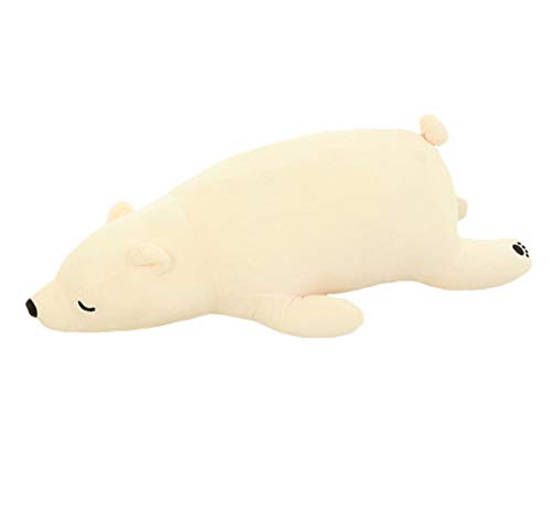 Fortuning's JDSu00ae Super Soft Stuffed animal Polar Bear Plush Toys Child Hugging Pillow Gift
