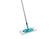 Produktbild Leifheit Bodenwischer Power CLEAN Micro Duo, Wischer für Alle, rückenschonender Stahlstiel 140cm, Wischer mit CleanBlade Reinigungsklingen für alle Hartböden und Mikrofaser Wischbezug, Click-System