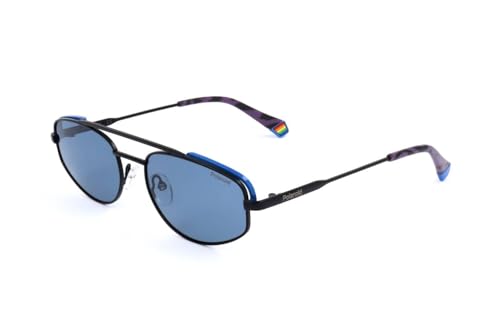 Polaroid PLD 6130/S OY4 BLACK AZURE 55/18/145 UNISEX Sunglasses