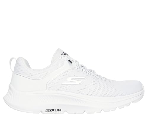 Skechers Women's Go Run Consistent 2.0 Duval Sneaker, White/Black, 5